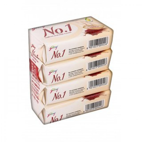 GODREJ NO.1SAFFRON SOAP(100X4) 1SET